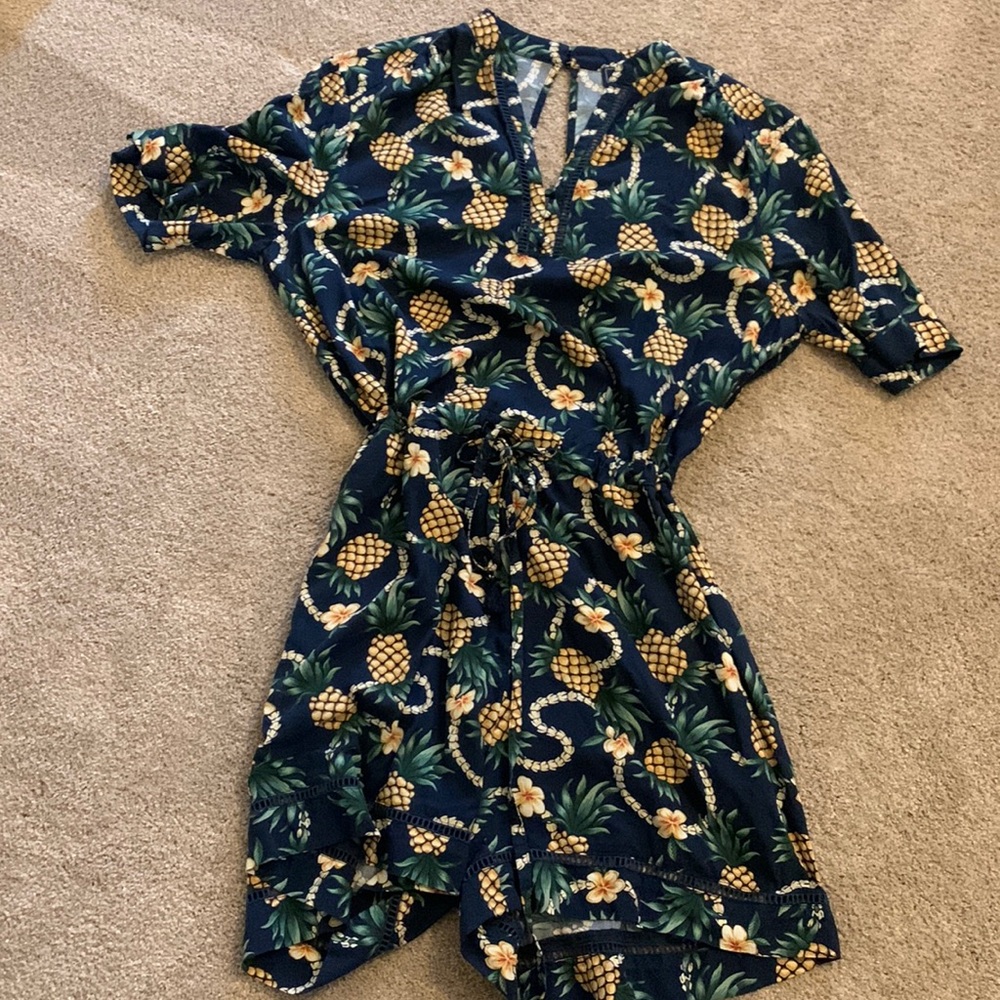 Reyn Spooner Pineapple Romper. Worn once.